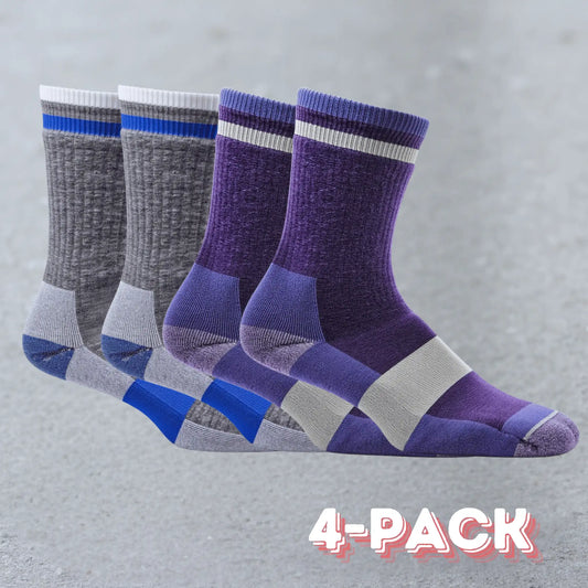 4pr Pack: ECO-TRAIL MERINO HIKER SOCKS