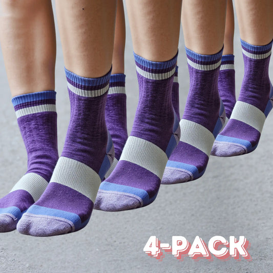 4pr Pack: ECO-TRAIL MERINO HIKER SOCKS