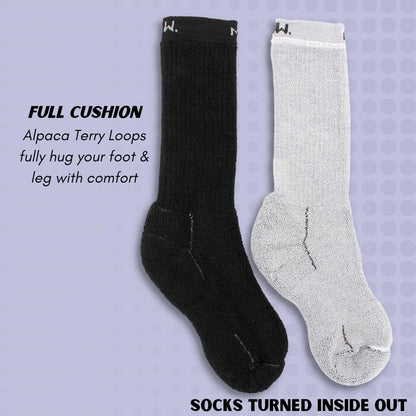 Alpaca Terry Loop Walking Socks